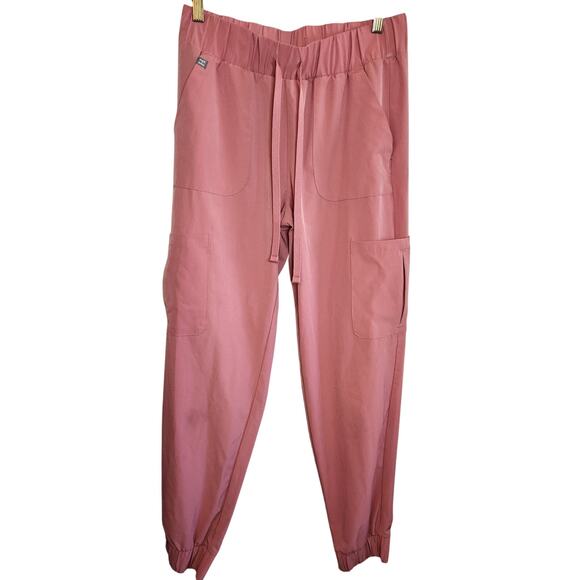 Hanes comfort fit soft mauve pink scrub pants Joggers size Small | Women‎ scrubs - Picture 1 of 5